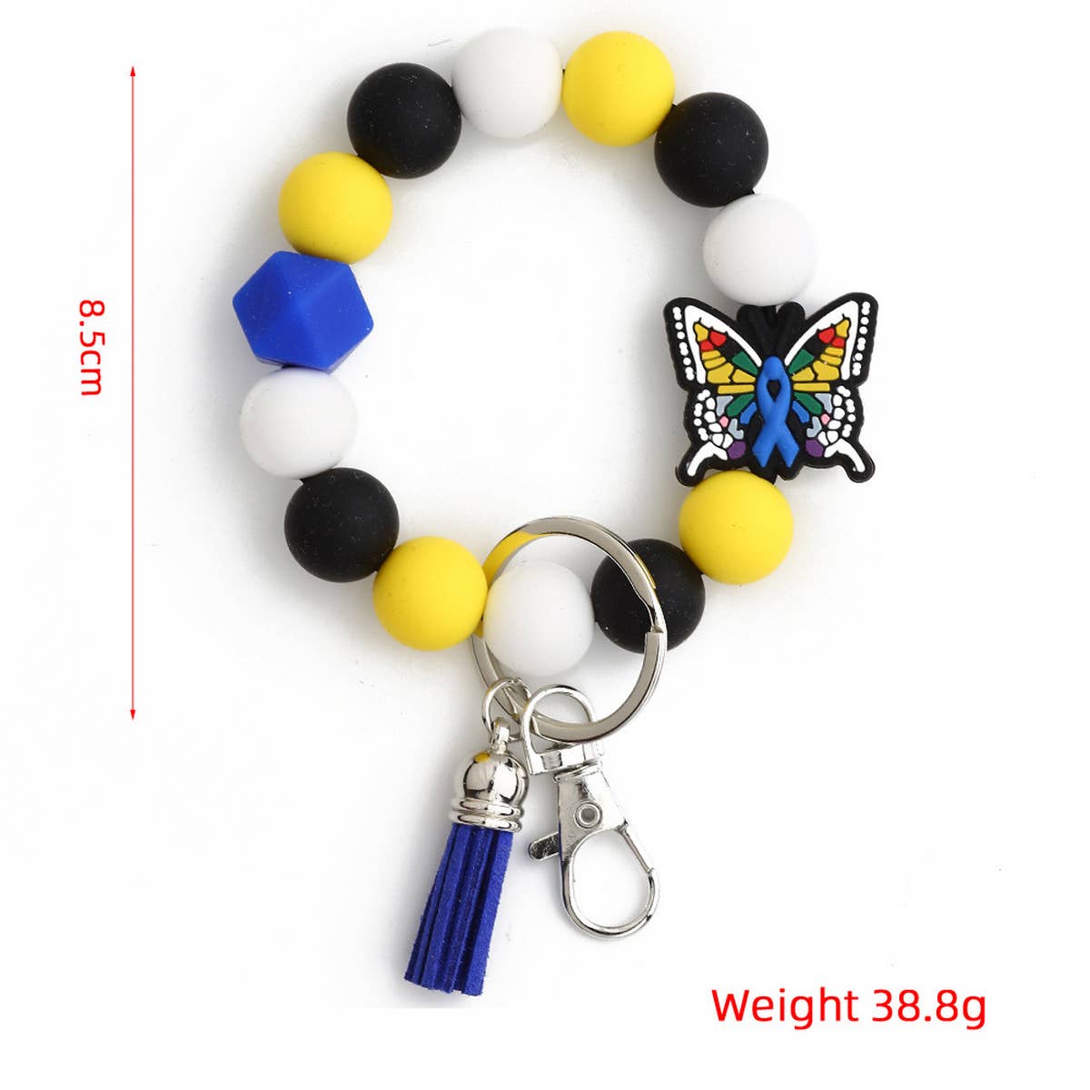 NEW ARRIVAL CARTOON ELK BUTTERFLY KEYCHAIN_CWMM1296