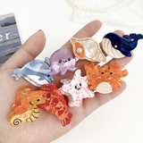 OCEAN STYLE CLAW CLIP CUTE DOLPHIN SHELL_CWAHA1482