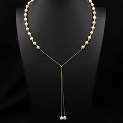 HIGH END ALL MATCH PEARL SWEATER NECKLACE_CWAJE3895
