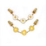 HOT SALE CREATIVE ALLOY DAISY SHAWL CLIP_CWMM2204