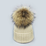 Autumn Winter Knit Pom Beanie Hat_Cwah05027