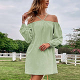 Strapless, Strapless, Long-Sleeved Dress