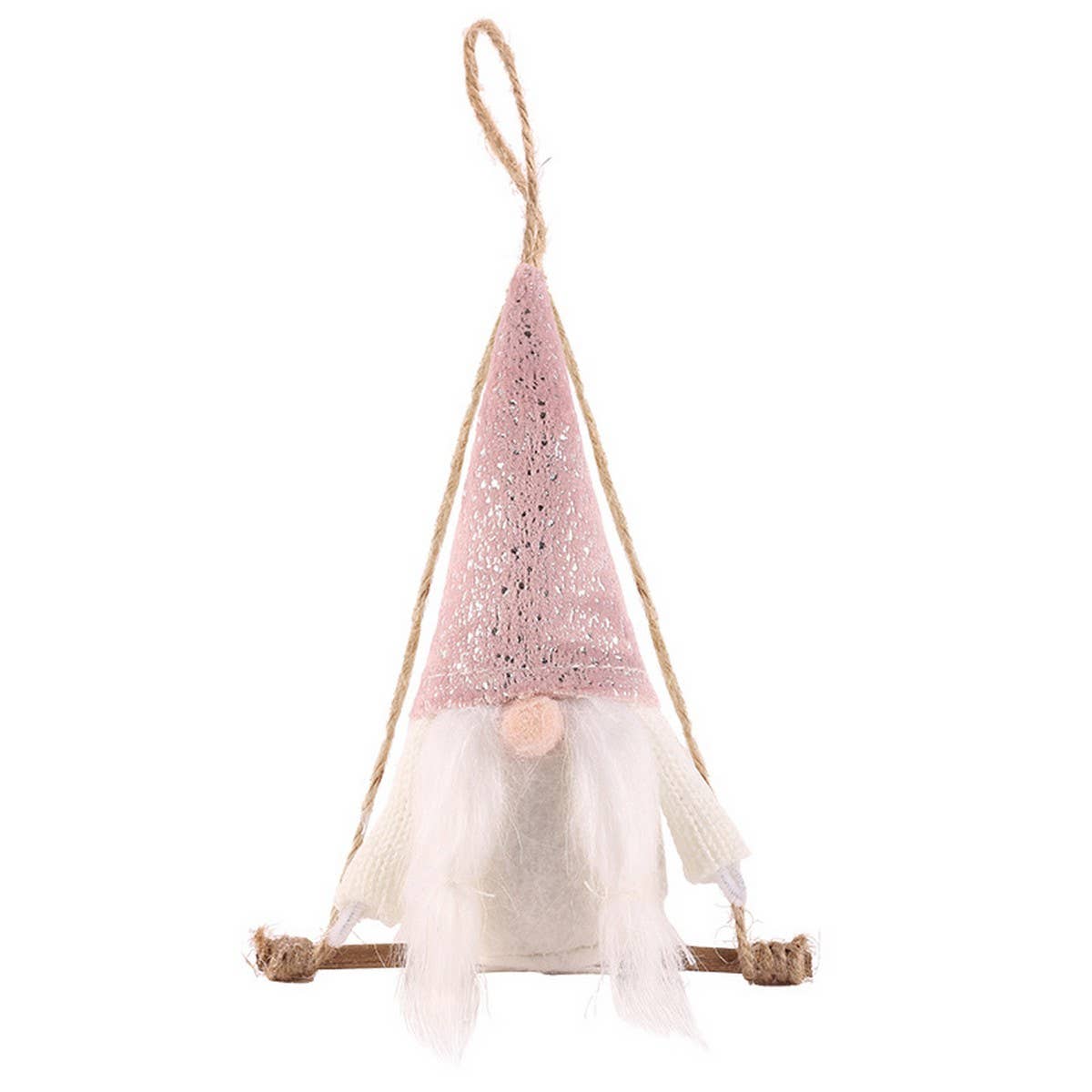 Cute Swinging Faceless Santa Tree Ornament_Cwmm9921