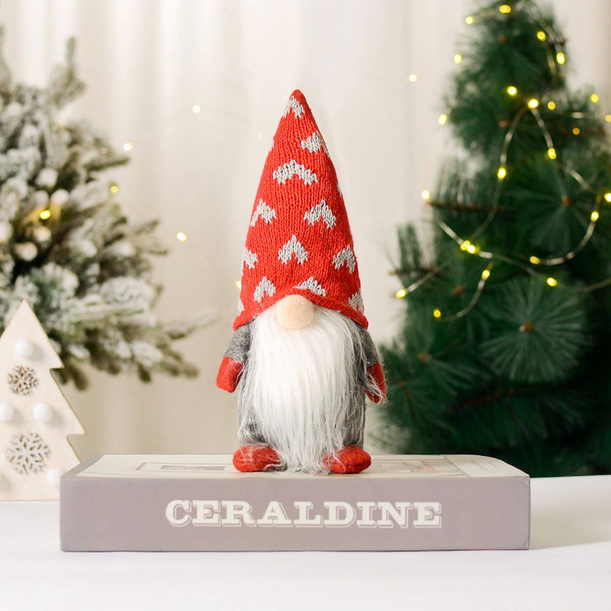 CHRISTMAS DECORATIONS HEART RUDOLPH ORNAMENTS_CWMM2924