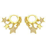 SHINING STAR PENDANT EARRINGS_CWAJE1002