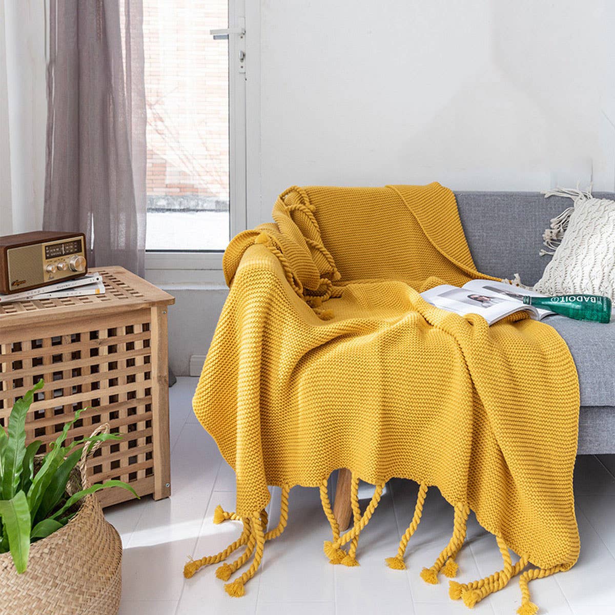 NEW SOFA COMFORTABLE KNITTED THROW BLANKET_CWMM2367