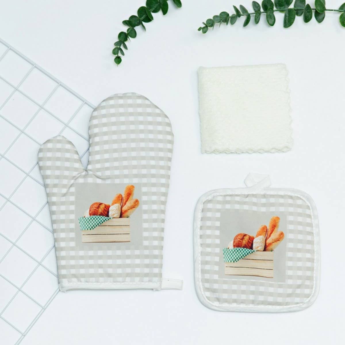 SCALD PROOF HEAT INSULATING GLOVES THREE PIECE SET_CWMM1462