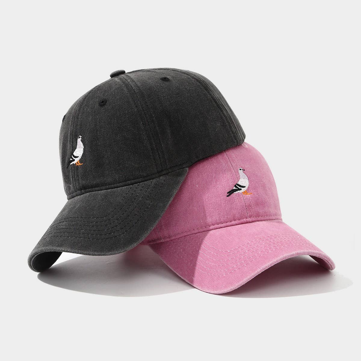 Dove Embroidered Washed Sun Baseball Cap_Cwah04644