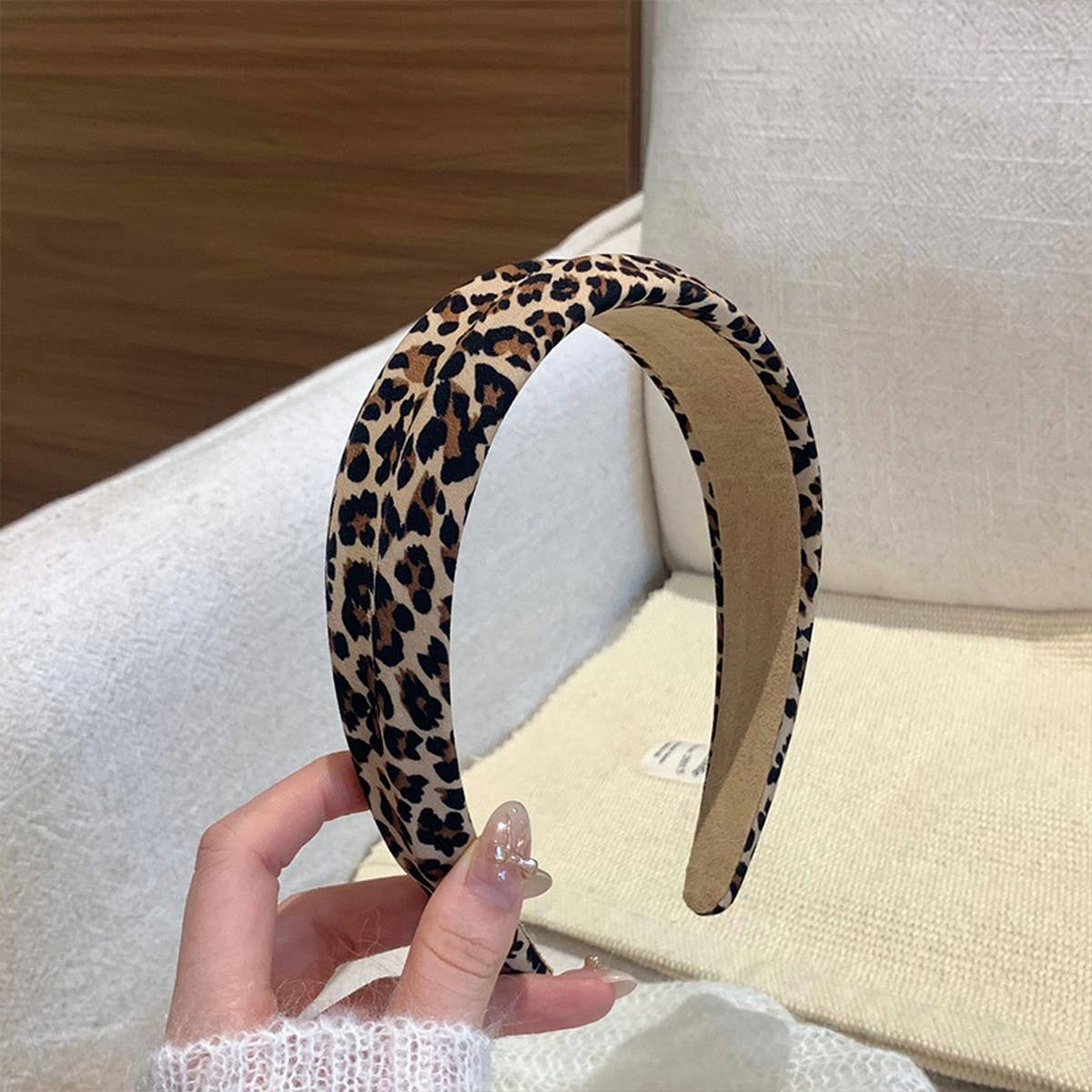 Leopard Wide Headband Retro Daily Hairband_Cwaha08060