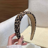 Leopard Wide Headband Retro Daily Hairband_Cwaha08060