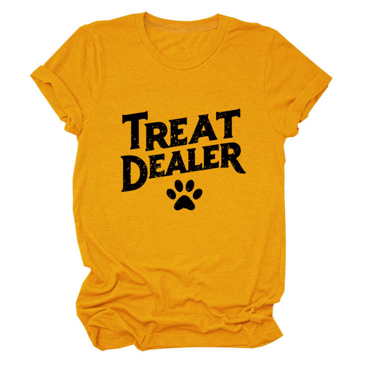 STYLISH CREW NECK SHORT SLEEVE TEE FOR WOMEN_CWDSD8365