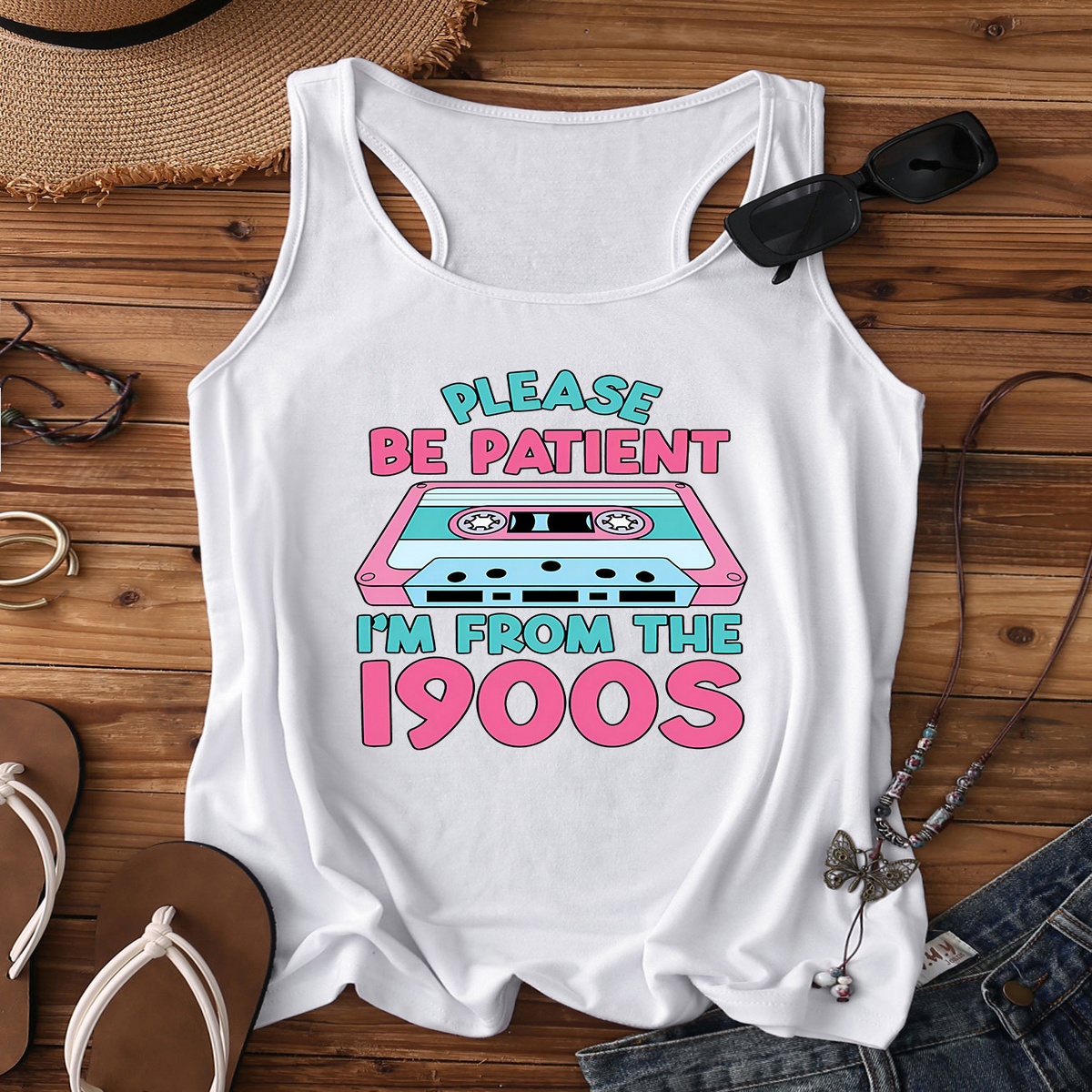 Wome Casual Racerback Tank Top, Comfy Fit_Cwttsl0415