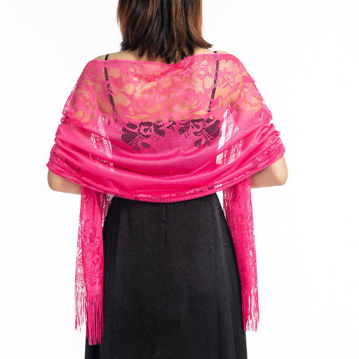 FASHIONABLE EVENING HOLLOW LACE SHAWL_CWASC1072