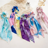 2024 NEW STYLE TIE DYE RIBBON BOW HAIR TIE_CWAHA1089