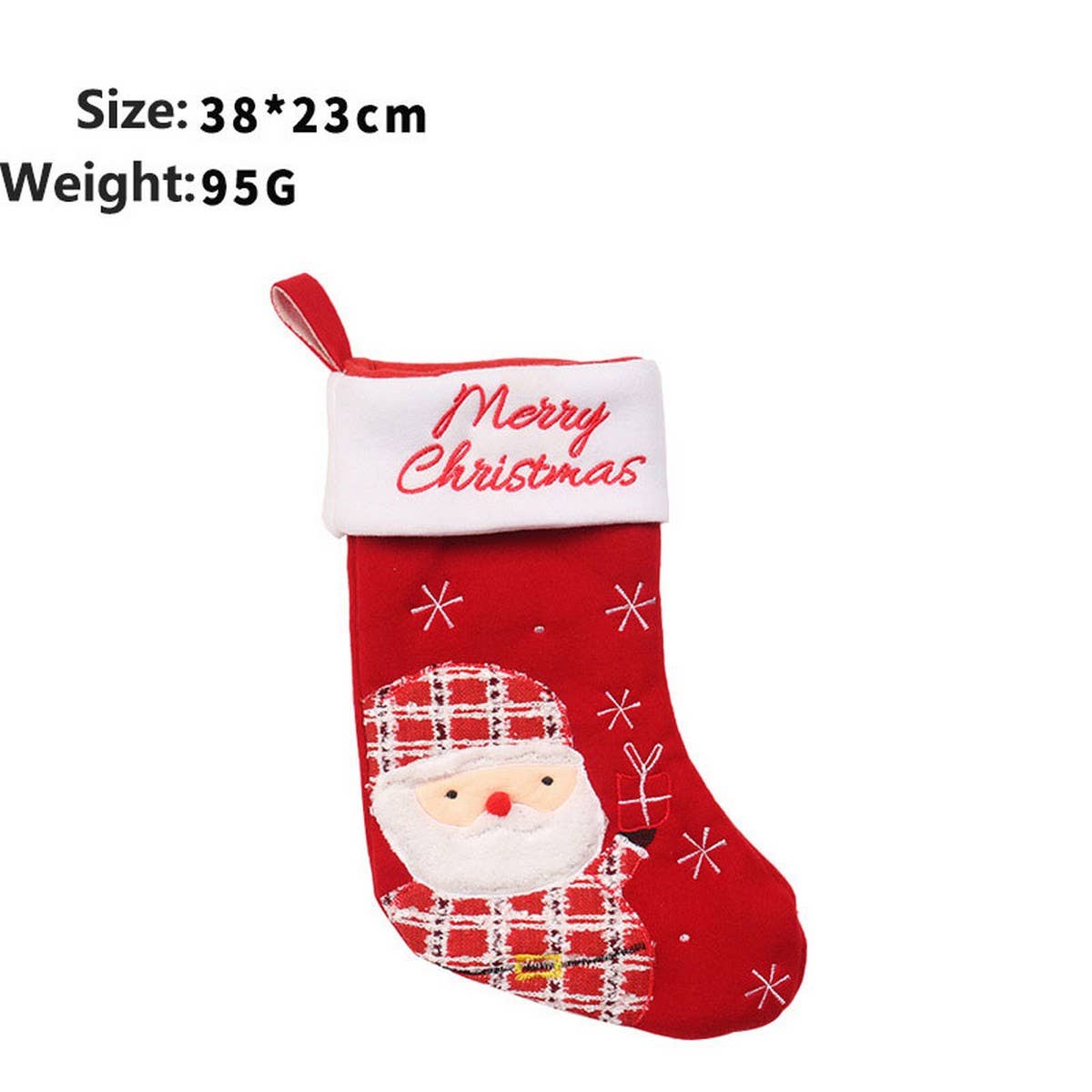 CARTOON SANTA SNOWMAN CHRISTMAS STOCKING BAG_CWAJE05373