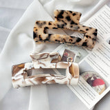 Vintage Square Large Acetate Hair Clip_Cwaha07188