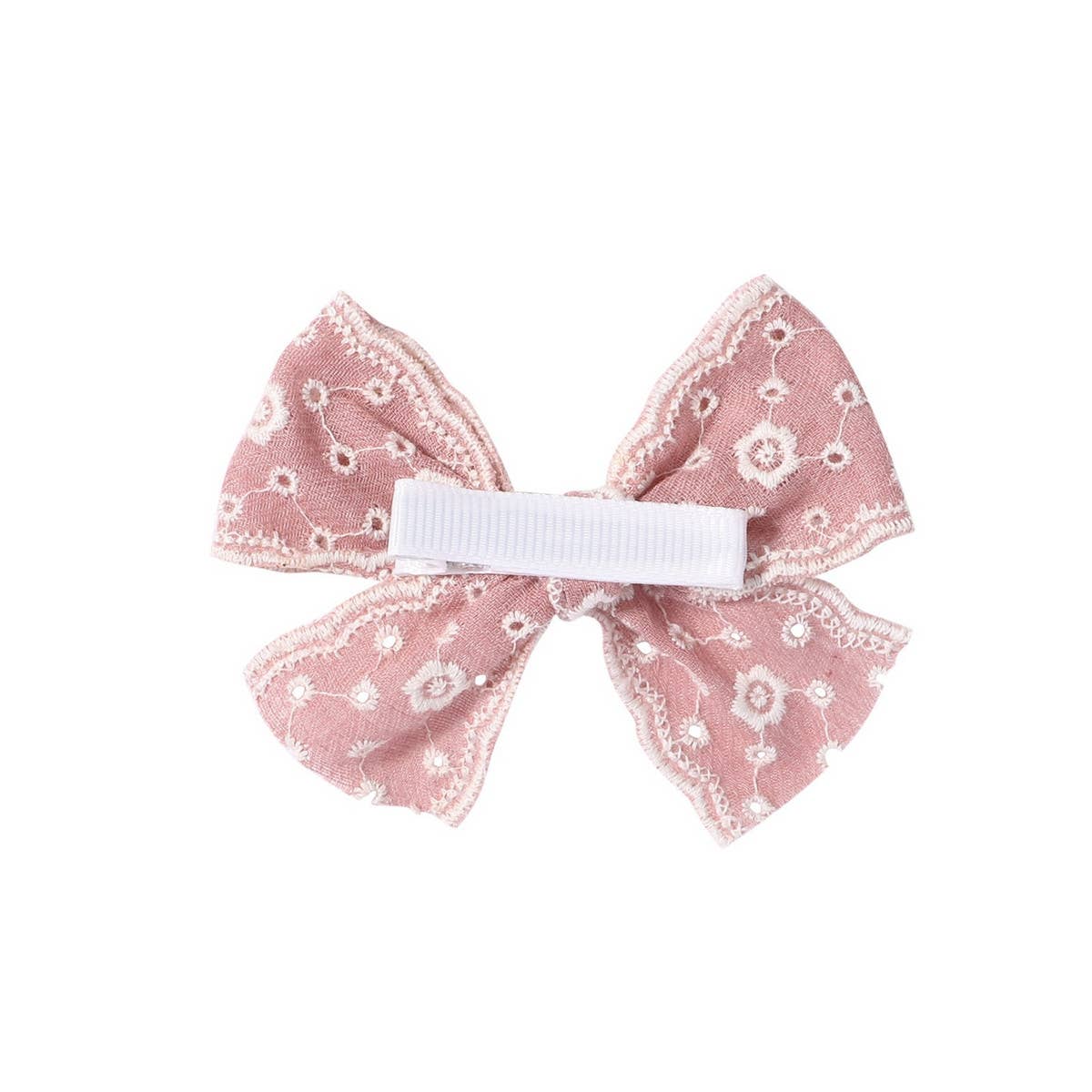 2024 NEW CHILDRENS SOLID COLOR LACE BOW HAIRPIN_CWAHA2397