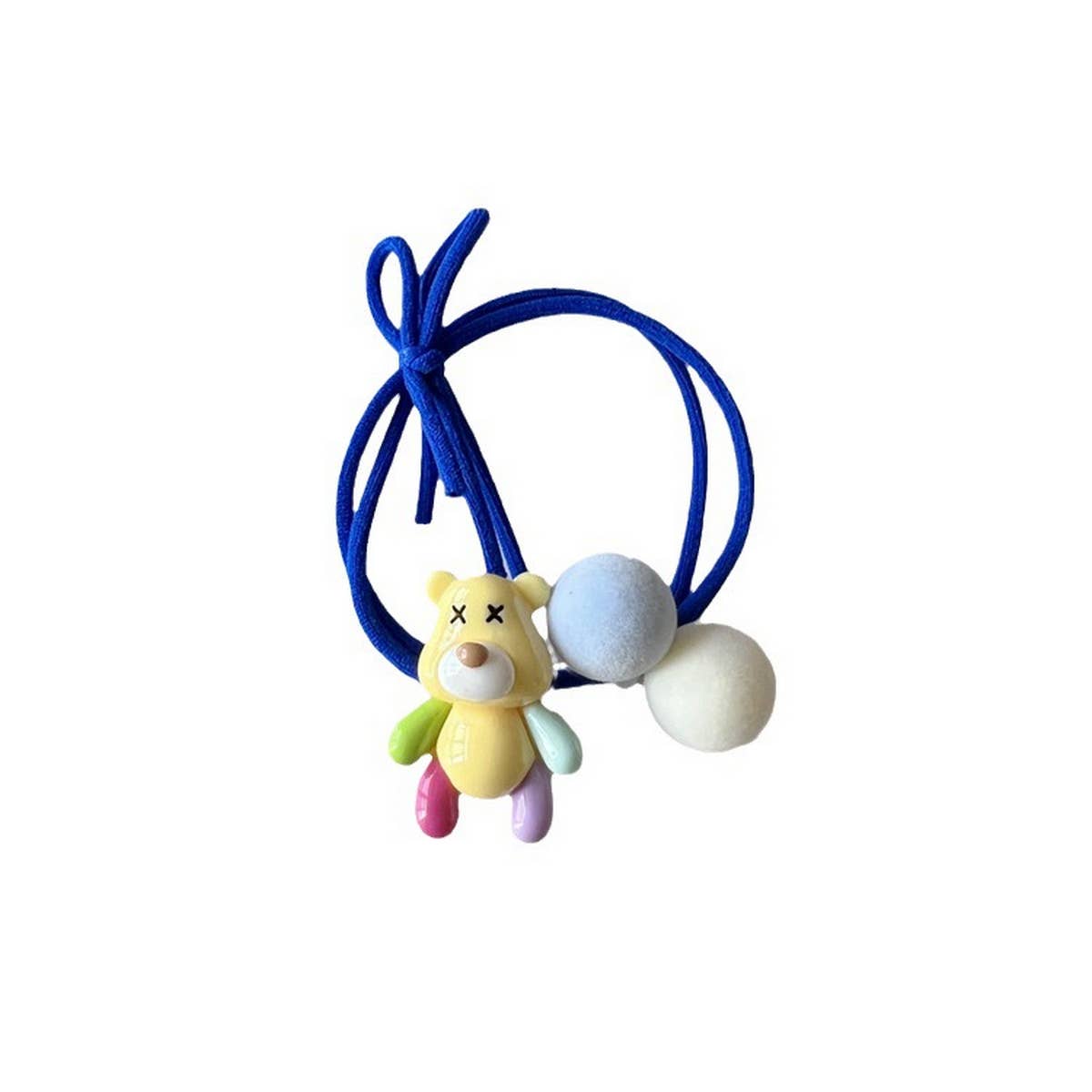 COLORFUL BEAR RUBBER BAND HAIR TIE_CWAHA1839