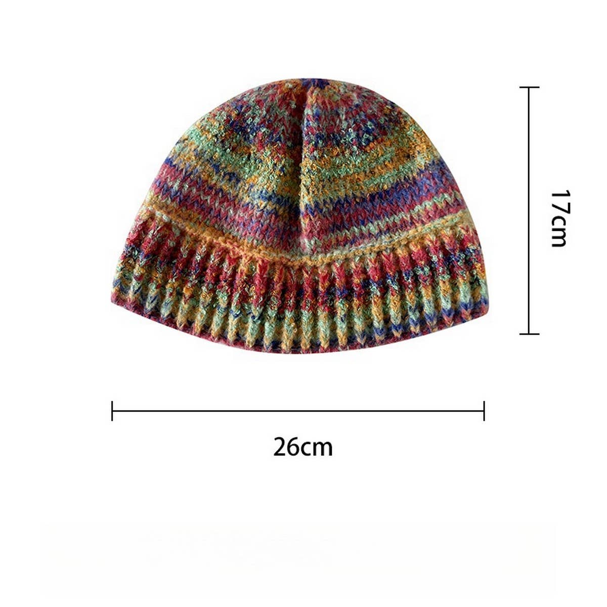 2 6 YEARS OLD KNITTED HAT MIXED COLOR BUCKET HAT_CWAH2048