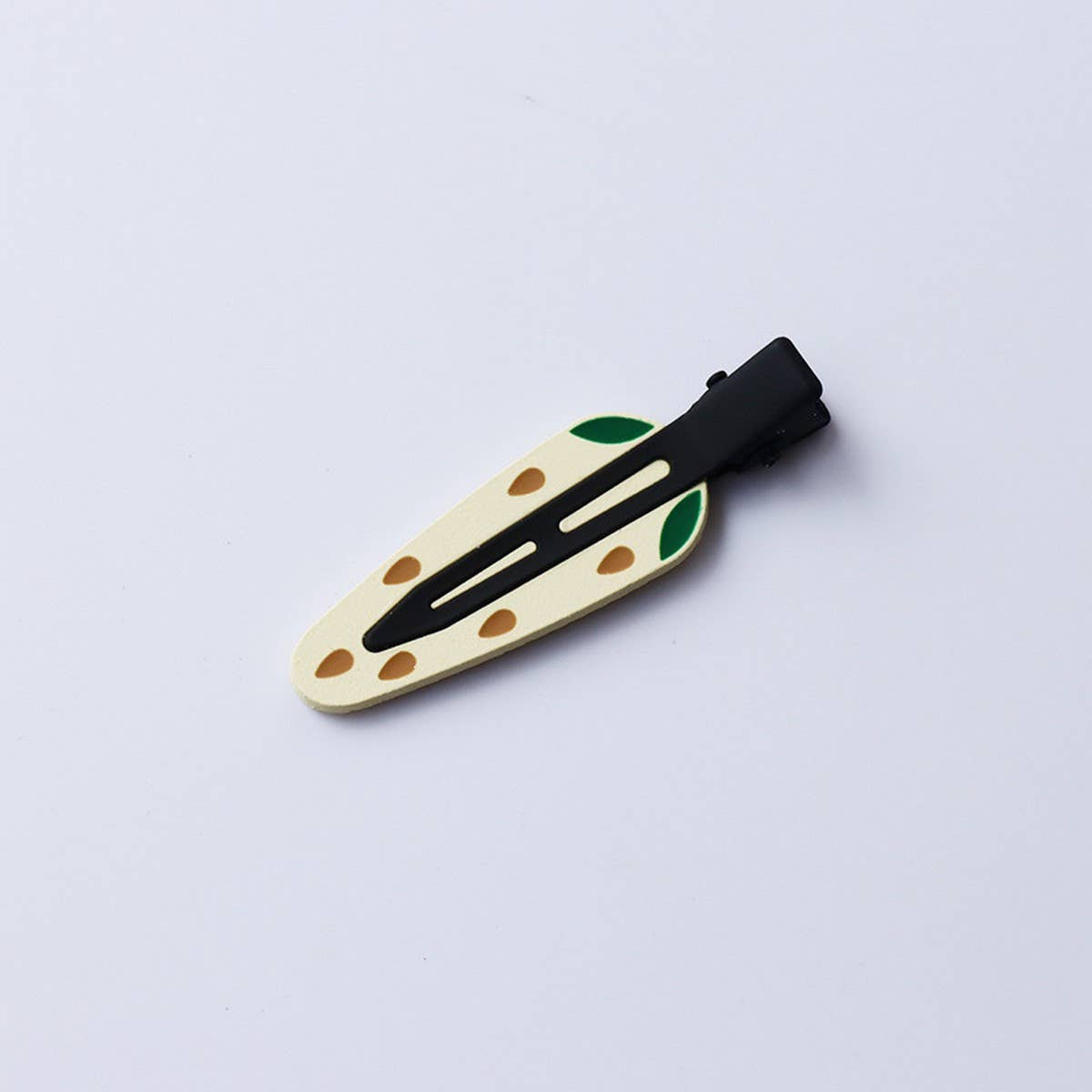 METAL CARROT HAIR CLIP NO CREASE SIDE BANG PIN_CWAHA2625