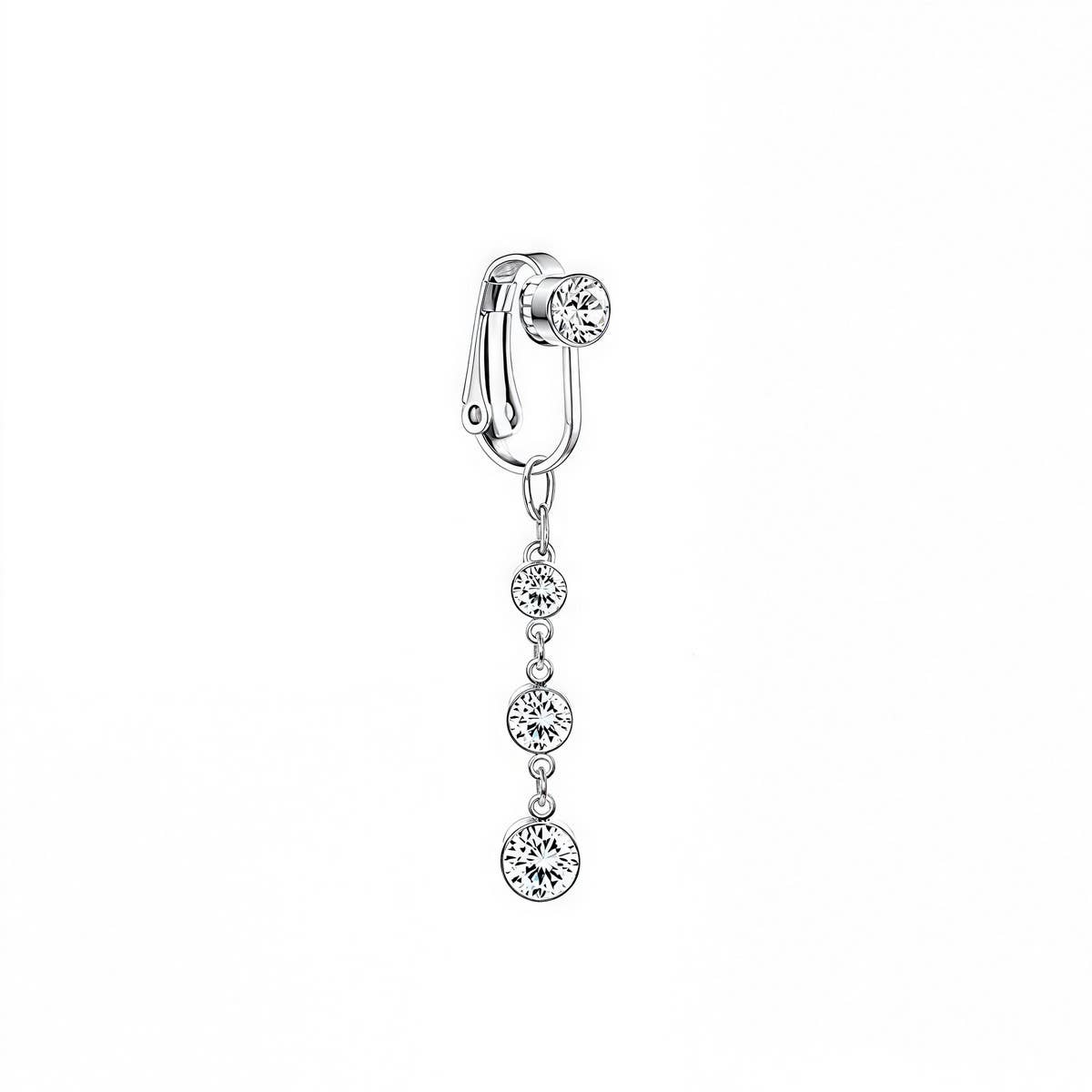 FAKE BELLY BUTTON RING CLIP ON NO PIERCING_CWMM9191