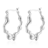 GOLD SIMPLE HUGGIE HOOP EARRINGS_CWAJE0577