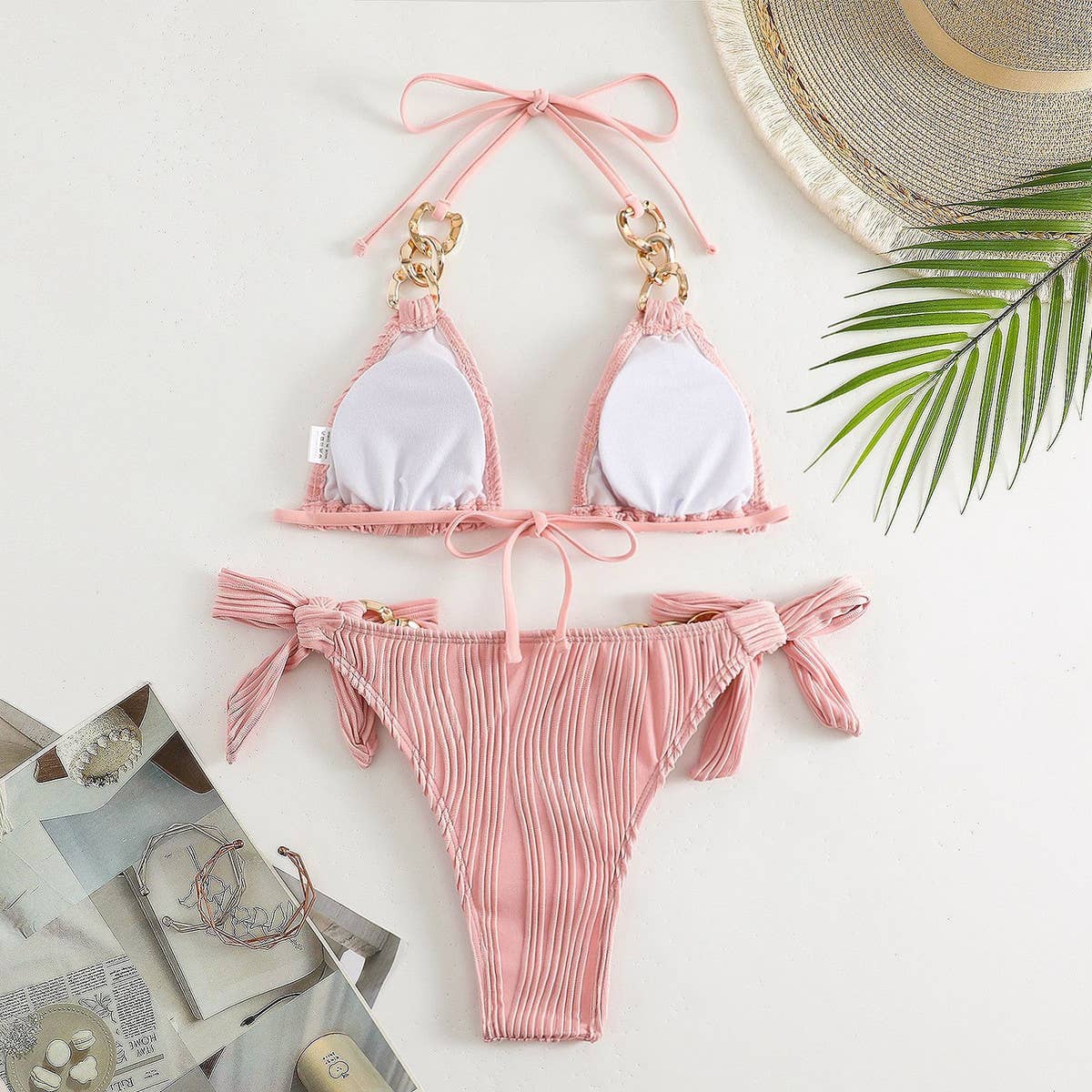 Women Swimsuit Metal Chain Bikini_Cwmw0318