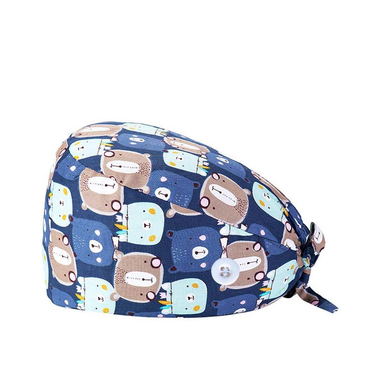 OPERATING ROOM CAP COTTON PRINTED SURGICAL CAP_CWAH3375