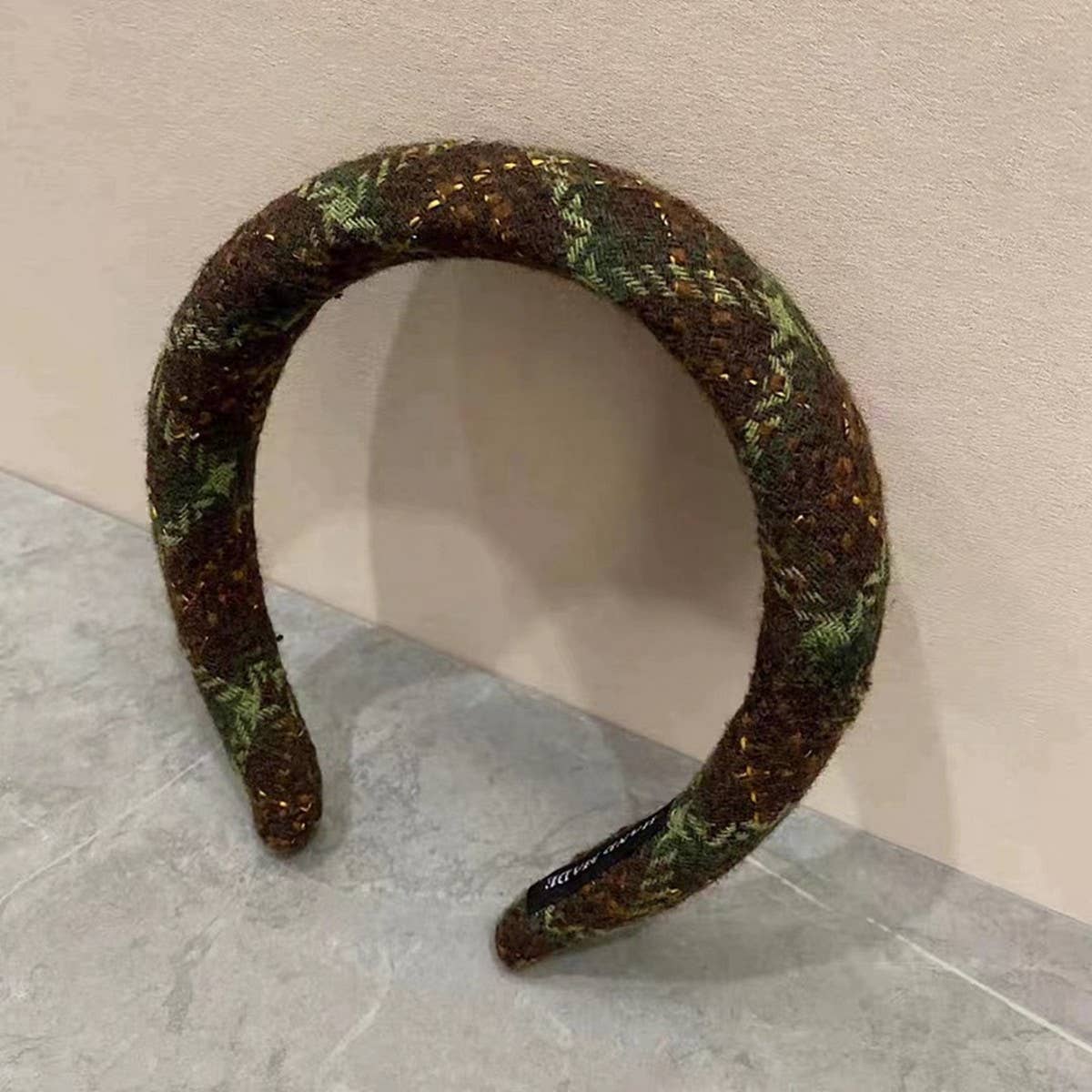 AUTUMN AND WINTER HIGH END PLAID HEADBAND_CWAHA2865