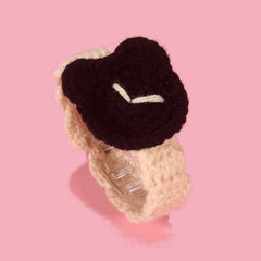 HANDMADE CROCHETED BEAR BRACELET_CWASC0829