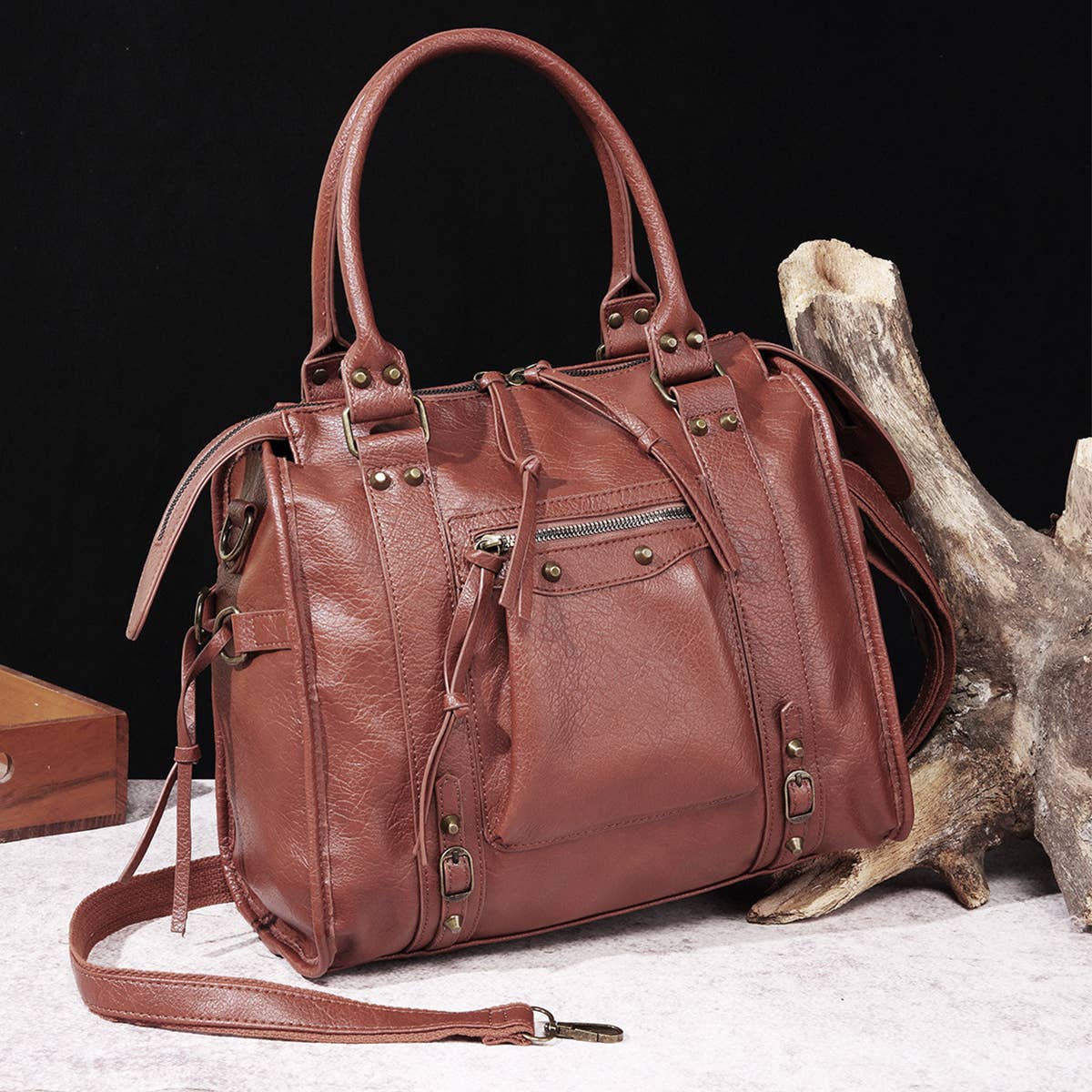 Retro Hand Bill Of Lading Shoulder Bag_Cwab0919