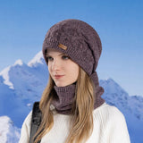 Winter Outdoor Cycling Hat And Scarf Two-Piece Set_Cwasc1120