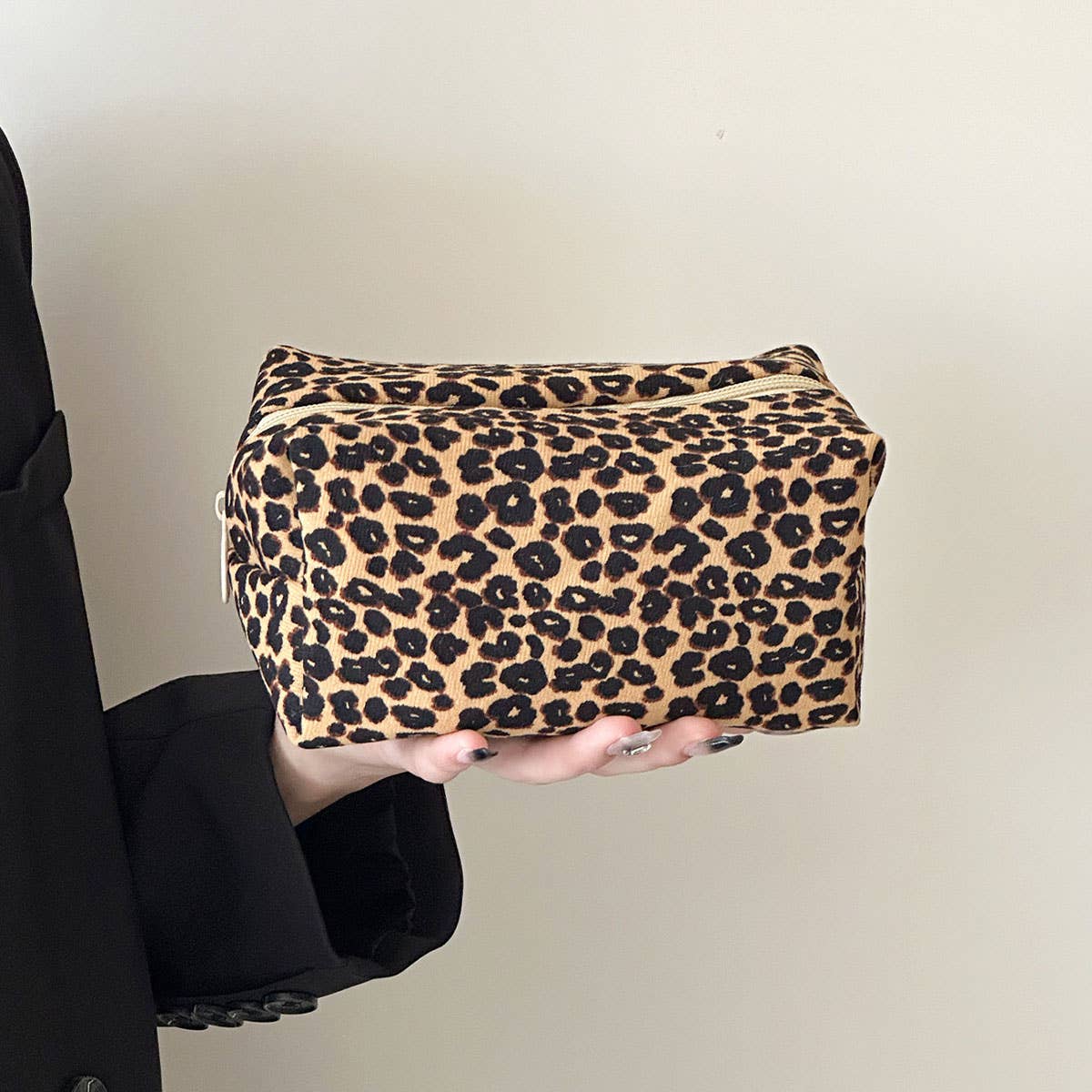 Canvas Tote Makeup Bag Handheld Gift Travel Pouch_Cuab00691