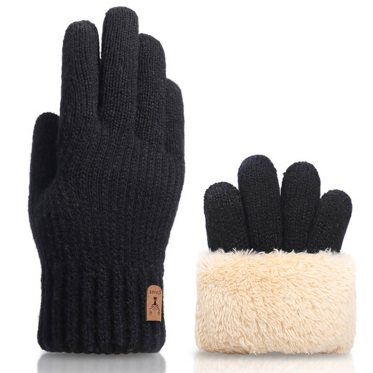 Winter Double Layer Touch Screen Warm Gloves_Cwag0117