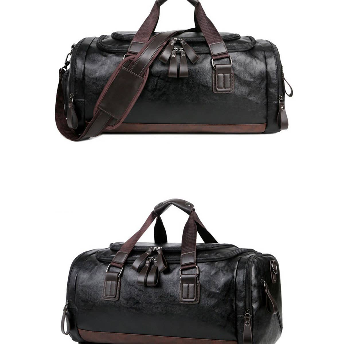 SMALL PU TRAVEL BAG WATERPROOF COLORBLOCK_CWAB5172