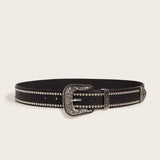 Cwabe0560_Punk Belt With Silver Studs