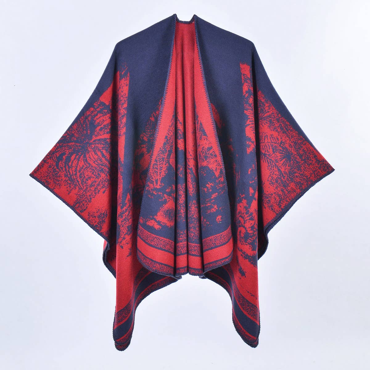 2024 NEW THICKENED SLIT CAPE SHAWL_CWASC0963