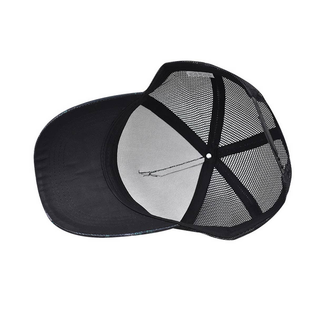 Vintage Letter Patch Graffiti Trucker Hat_Cwah1369