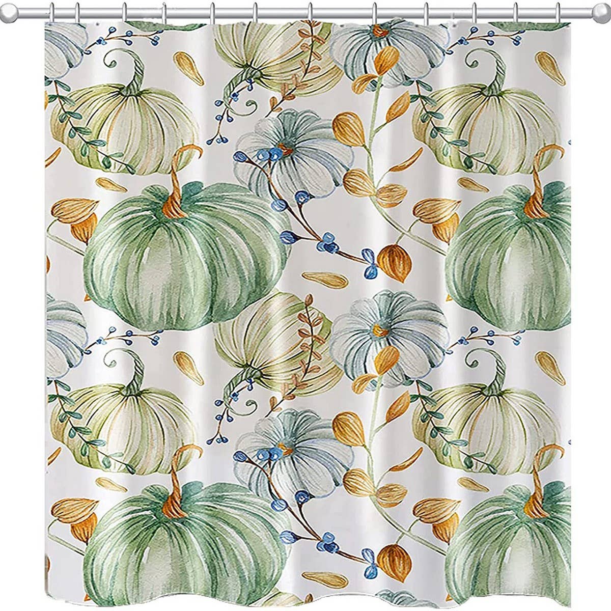 HARVEST PUMPKIN SERIES SHOWER CURTAIN_CWMM1802