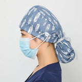 Long Hair Style Baotou Hat Frosted Work Hat_Cwah3385