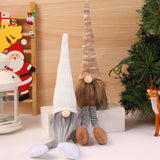CHRISTMAS DECORATIONS FACELESS DOLL FIGURINE_CWMM2843