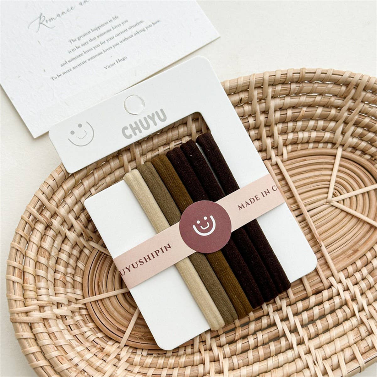 GIRLS VERSATILE CANDY COLORED TOWEL RING HAIRBAND_CWAHA2424