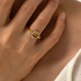 HORSESHOE BUCKLE OPEN VERSATILE RING_CWAJE1402