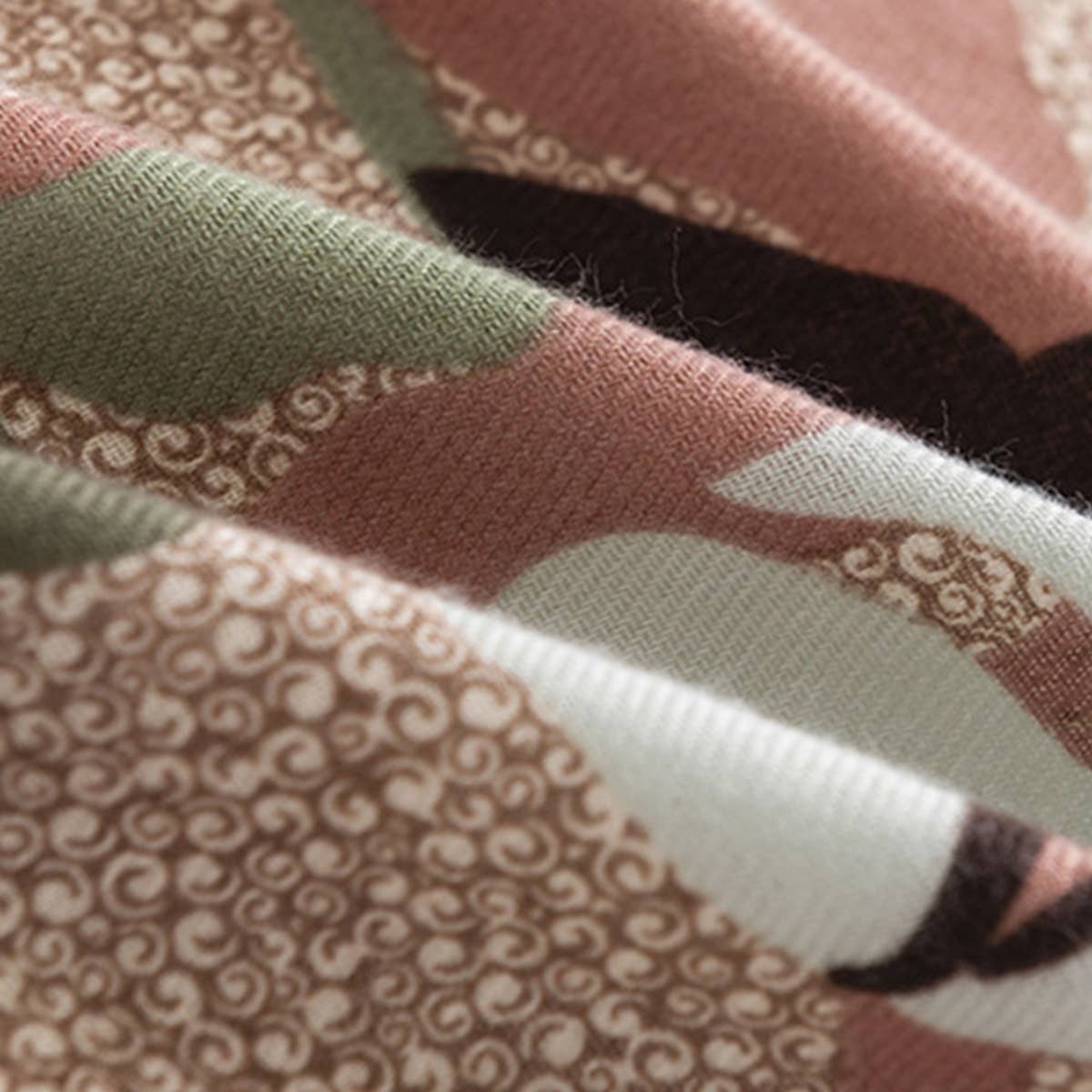 FLORAL SCARF ELEGANT VINTAGE WINTER WRAP_CWASC0448