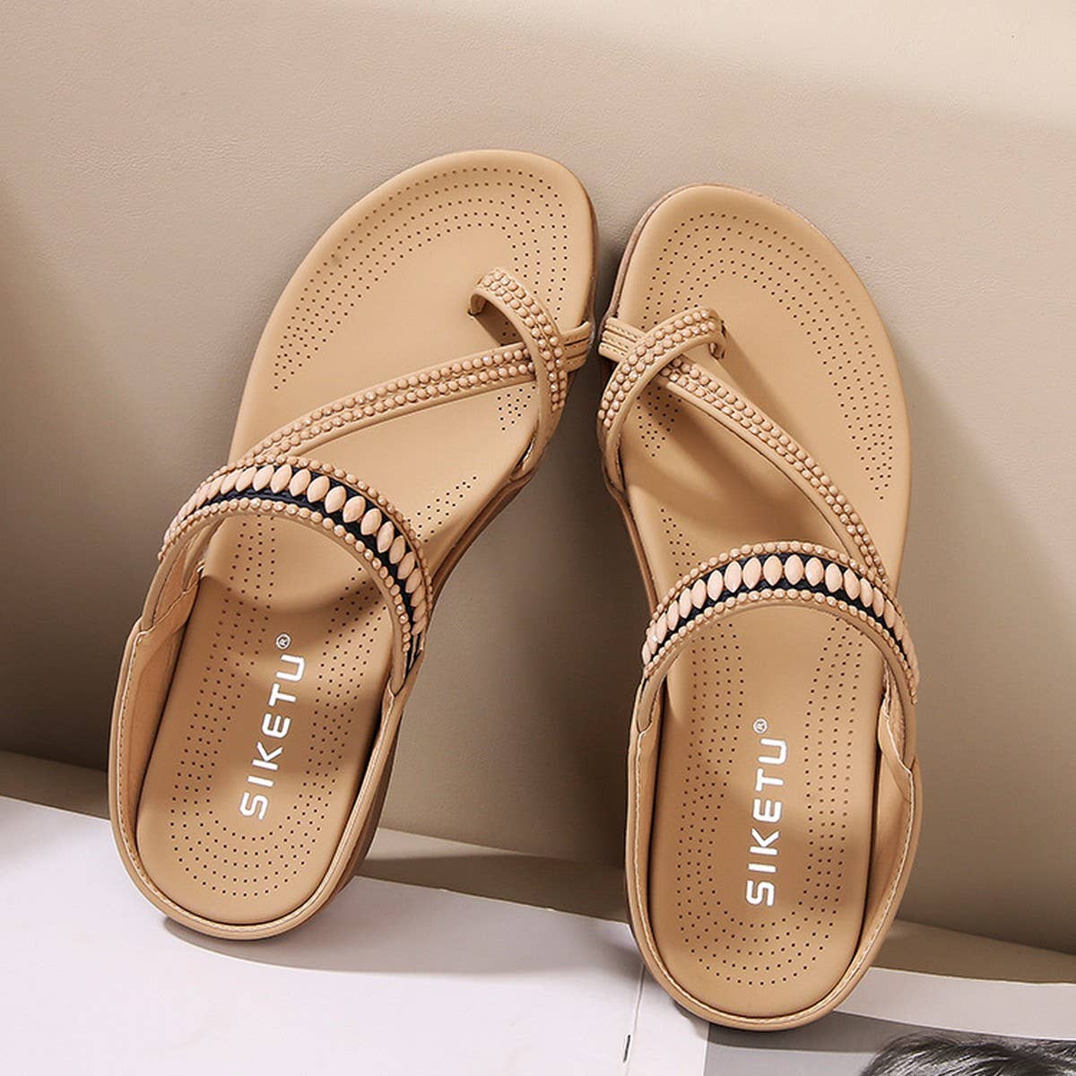CROSS STRAP COMFORTABLE CASUAL SANDALS SLIPPERS_CWSHS0529