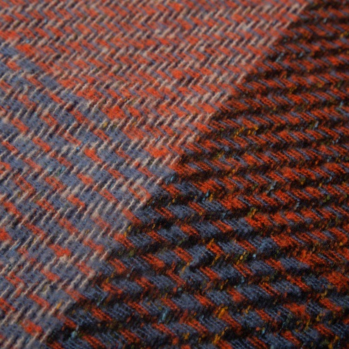 FRINGE PATCHWORK SCARF UNISEX WINTER SHAWL WRAP_CWASC0873