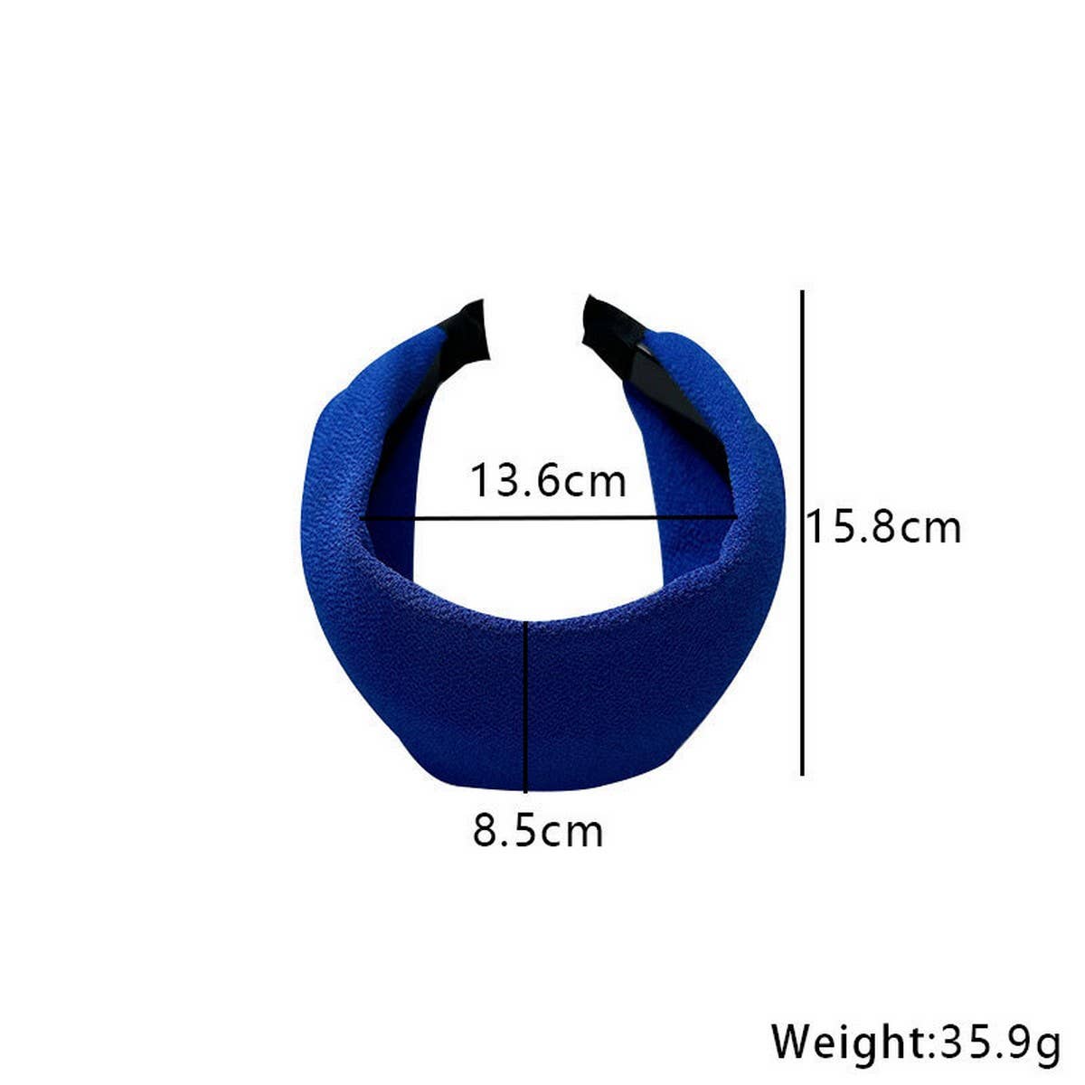 SOLID COLOR FABRIC HEADBAND SIMPLE HAIR ACCESSORY_CWAHA5657