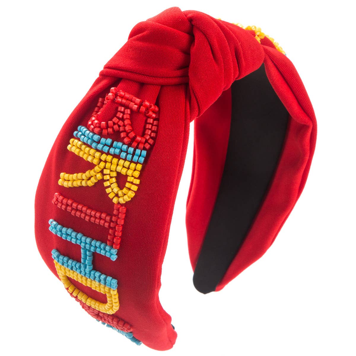 NEW HANDMADE RICE BEAD KNOTTED HEADBAND_CWAHA1785