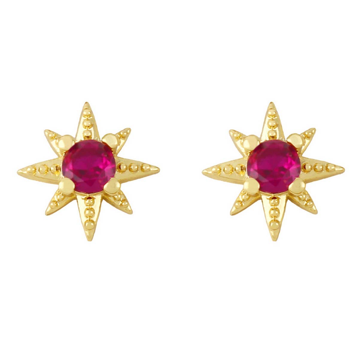 MINIMALIST STAR STUDDED DIAMOND EARRINGS_CWAJE1010