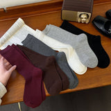 NEW COTTON VERTICAL STRIPED BONELESS PILE SOCKS_CWMS1393